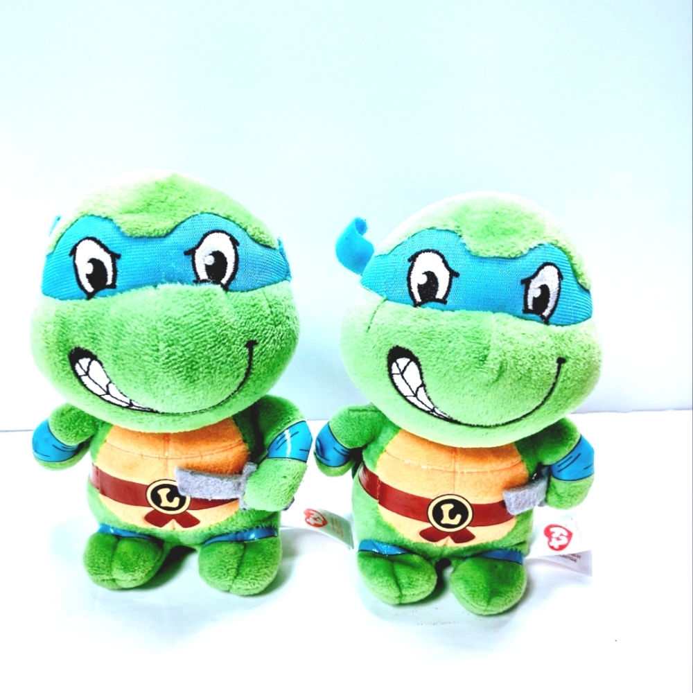 Ty Beanie Teenage Mutant Turtles Leonardo 6" Toy Plush collectible